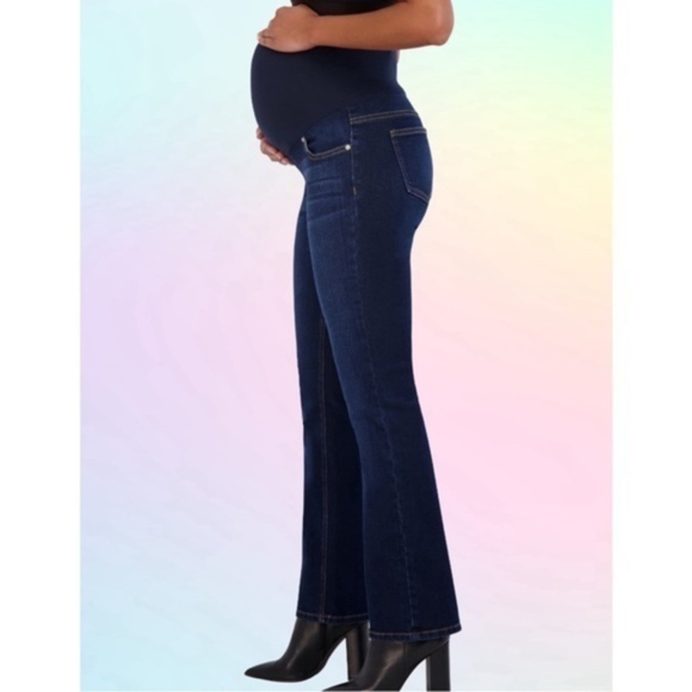 Savi Parker Women's Maternity Bootcut Jeans with Pockets – Pregnancy